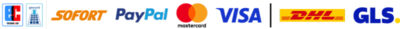 EC Visa MasterCard PayPal DHL GLs